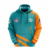 3D Printed Miami Dolphins NFL Zip-Up Hoodie ? Gift 3D Printed Miami Dolphins NFL ZipUp Hoodie Gift 0