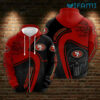 49ers Zip Up Hoodie 3D Punisher Skull San Francisco 49ers Gift 0