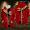 49ers Zipper Hoodie 3D Red Brown San Francisco 49ers Gift 49ers Zipper Hoodie 3D Red Brown San Francisco 49ers Gift 0