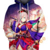 A Vibrant Flower Of Tengen Hoodie 3D A Vibrant Flower Of Tengen Hoodie 3D 0