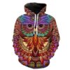 Abstract Owl Epic Owl Hoodie 3D Abstract Owl Epic Owl Hoodie 3D 0