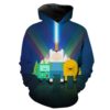 Adventure Time Finn And Jake Hoodie 3D Adventure Time Finn And Jake Hoodie 3D 0