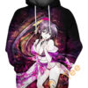 Akeno Himejima Hoodie 3D 0
