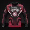 Alabama Crimson Tide Hoodie 3D Zip Hoodie Long Sleeve Champions Gift for Fan 0