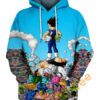 All Kills Of Vegeta Hoodie 3D 0