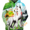 Amaterasu The Sun Goddess Hoodie 3D 0