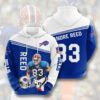 Amazon Sports Team Andre Reed Buffalo Bills Hoodie 3D Amazon Sports Team Andre Reed Buffalo Bills Hoodie 3D 0