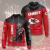 Amazon Sports Team Baby Groot Kansas City Chiefs Hoodie 3D 0