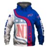Amazon Sports Team Buffalo Bills Nfl Zipper For Fans Hoodie 3D 0