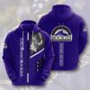 Amazon Sports Team Colorado Rockies Hoodie 3D 0