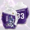 Amazon Sports Team Dalvin Cook Minnesota Vikings Hoodie 3D 0