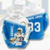 Amazon Sports Team Derwin James Los Angeles Chargers Hoodie 3D 0