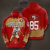 Amazon Sports Team George Kittle San Francisco Hoodie 3D 0