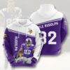 Amazon Sports Team Kyle Rudolph Minnesota Vikings Hoodie 3D 0
