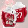 Amazon Sports Team Mike Trout Los Angeles Angels Of Anaheim Hoodie 3D 0