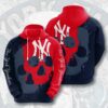 Amazon Sports Team New York Yankees Skull Hoodie 3D 0
