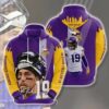 Amazon Sports Team Nfl Minnesota Vikings Sport All Over Print Hoodie 3D 12 0