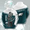Amazon Sports Team Nfl Philadelphia Eagles Baby Groot Hoodie 3D 0