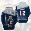 Amazon Sports Team Tom Brady Sport All Over Print Hoodie 3D Amazon Sports Team Tom Brady Sport All Over Print Hoodie 3D 0