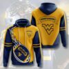 Amazon Sports Team West Virginia Mountaineers Sport All Over Print Hoodie 3D 0