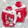 Amazon Sports Team Yadier Molina St Louis Cardinals Hoodie 3D 0