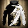 Anaheim Ducks Hoodie 3D Thunder Design Pullover Nhl Anaheim Ducks Hoodie 3D Thunder Design Pullover Nhl 0