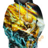 Anger Of Zenitsu Agatsuma Hoodie 3D 0