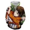 Anime Attack On Titan Levi Ackerman 3D Hoodie 0