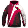 Arizona Cardinals 3D Hoodie Zipper Zip Hoodie Pullover Nfl Football 0