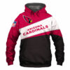 Arizona Cardinals Hoodie 3D Zip Hoodie 0