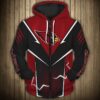 Arizona Cardinals Hoodie Lightning Graphic Gifts for Fans 0