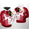 Arizona Cardinals Team 3D All Over Print Zip up Hoodie Great Gift 1