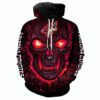 Arizona Coyotes Halloween Hoodie 3D Skulls Pullover Nhl Arizona Coyotes Halloween Hoodie 3D Skulls Pullover Nhl 0