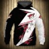 Arizona Coyotes Hoodie 3D Thunder Design Pullover Nhl 0