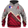 Arizona Diamondbacks Hoodie 3D Baseball Zip Hoodie for Fan MLB Arizona Diamondbacks Hoodie 3D Baseball Zip Hoodie for Fan MLB 0