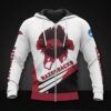 Arkansas Razorbacks Hoodie 3D Zip Hoodie Long Sleeve Gift for Fan 0