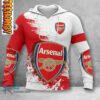 Arsenal FC All Over Printed 3D Hoodie Arsenal FC All Over Printed 3D Hoodie 0