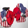 Atlanta Braves MLB US Flag 3D Hoodie Zipper Hoodie Atlanta Braves MLB US Flag 3D Hoodie Zipper Hoodie 0