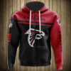 Atlanta Falcons 3D Skull Hoodie Pullover Zip Hoodie for Fans Atlanta Falcons 3D Skull Hoodie Pullover Zip Hoodie for Fans 0