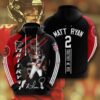 Atlanta Falcons Custom Sport All Over Print Hoodie 3D 5 0
