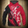 Atlanta Falcons Hoodie 3D Cartoon Player Cute Zip Hoodie Atlanta Falcons Hoodie 3D Cartoon Player Cute Zip Hoodie 0