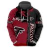 Atlanta Falcons Hoodie 3D Zip Hoodie Atlanta Falcons Hoodie 3D Zip Hoodie 0