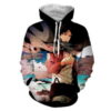 Attack On Titan Levi Ackerman Anime 3D Hoodie 0