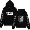 Attack on Titan Anime Unisex Hoodie Cosplay Hooded Sweatshirts Cotton Cozy Wings of Freedom Print Pullovers Tops Attack on Titan Anime Unisex Hoodie Cosplay Hooded Sweatshirts Cotton Cozy Wings of Freedom Print Pullovers Tops 0