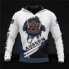 Auburn Tigers Hoodie 3D Zip Hoodie Long Sleeve Gift for Fan 0