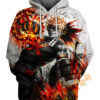 Bakugo Explosion Hoodie 3D 0