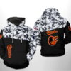 Baltimore Orioles MLB Camo Veteran 3D Hoodie Zipper Hoodie 0