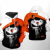 Baltimore Orioles MLB Skull Punisher 3D Hoodie Zipper Hoodie 0