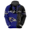 Baltimore Ravens 3D All Over Print Zip Hoodie for Nfl Fans Baltimore Ravens 3D All Over Print Zip Hoodie for Nfl Fans 0