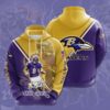Baltimore Ravens Custom Sport All Over Print Hoodie 3D 11 0